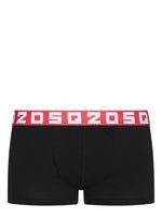 DSQUARED2 boxer en coton mélangé à logo imprimé - Noir - thumbnail