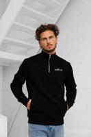 Club Half Zip Sweater Black