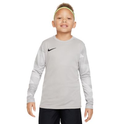 Nike Park IV Voetbalshirt Keepers Lange Mouwen Kids Grijs Zwart