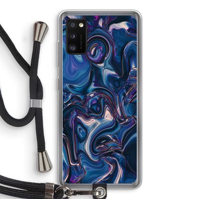 Mirrored Mirage: Samsung Galaxy A41 Transparant Hoesje met koord