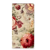Smart Cover voor Motorola Moto G72 Bloemen
