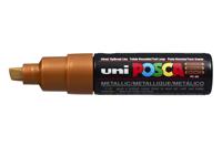Paintmarker uni posca pc8k b schuin brons