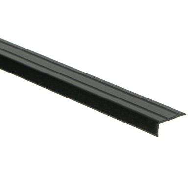 Hoeklijnprofiel zelfklevend 10mm matzwart - 100 cm