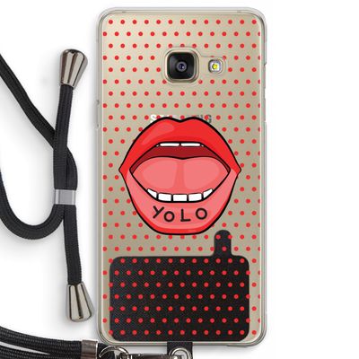Yolo Denise: Samsung Galaxy A3 (2016) Transparant Hoesje met koord