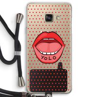 Yolo Denise: Samsung Galaxy A3 (2016) Transparant Hoesje met koord