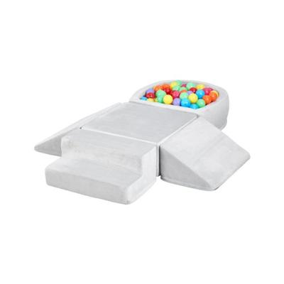 VEVOR Klimspeelgoed, 5-pack, Schuimrubberen Klimblokken voor Peuters 6 maanden tot 3 jaar, met Balnest (bal niet inbegrepen), Indoor Klim Activiteitenset voor Kruipen en Glijden