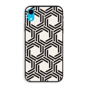 Geometrisch patroon: iPhone XR Biologisch afbreekbaar hoesje