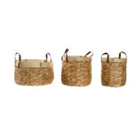 Mandenset DKD Home Decor Bamboe Tropisch 40 x 40 x 24 cm