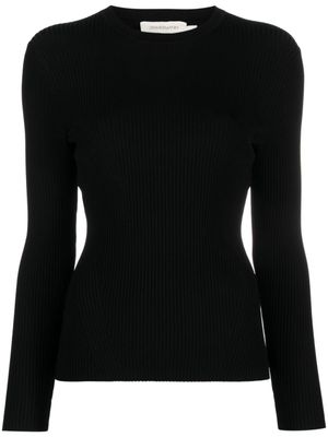 ZIMMERMANN Ribgebreide trui - Zwart