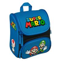Undercover School rugzak super mario blauw