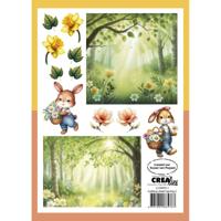 Crealies • cutting sheets papierblok lente c 8 vellen