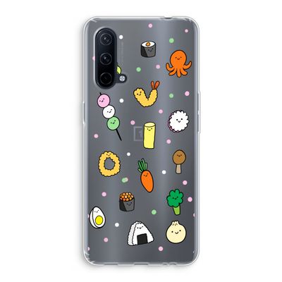 Happy bento friends: OnePlus Nord CE 5G Transparant Hoesje