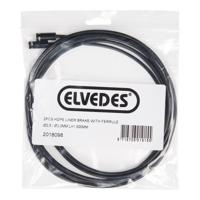 Elvedes liner rem 2,5/2mm (2) 1000mm hdpe+hoedje 2018098