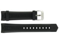 Horlogeband Tag Heuer CAF101E-EWZ5762 / CAF1010 Silicoon Zwart 21mm