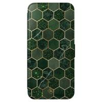 Samsung Galaxy A57 flipcase - Green cubes