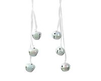 Decoris Kersthanger bellen iriserend 28cm