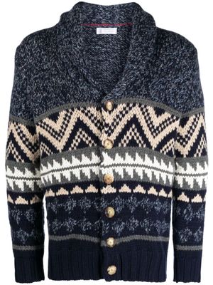 Brunello Cucinelli cardigan en cachemire - Bleu