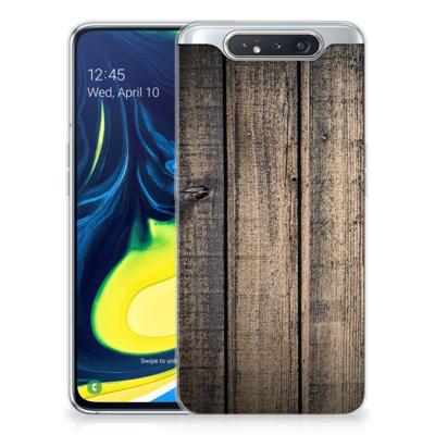 Samsung Galaxy A80 | Bumper Hoesje | Steigerhout