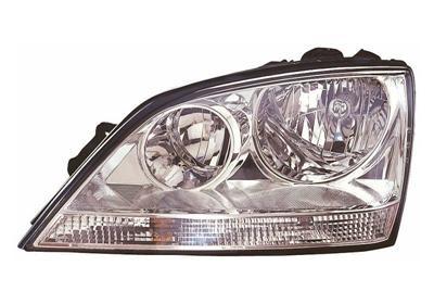 Koplamp links met knipperlicht tot 4/'06 inclusief stelmotor 8385961