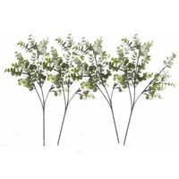 4x stuks kunstplant Eucalyptus takken 65 cm grijs/groen - thumbnail