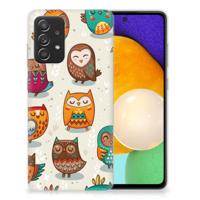 Samsung Galaxy A52 (5G/4G) | TPU Hoesje | Vrolijke Uilen