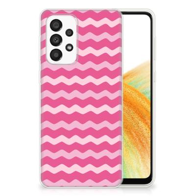 Samsung Galaxy A33 5G | TPU bumper | Waves Pink