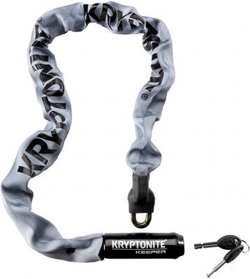 Kryptonite kettingslot Keeper 85 cm staal grijs