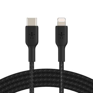 Belkin BOOSTCHARGE gevlochten USB-C naar Lightning kabel kabel 2 meter