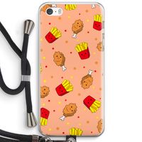Chicken 'n Fries: iPhone 5 / 5S / SE Transparant Hoesje met koord