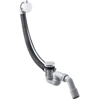 Hansgrohe Flexaplus S badafvoer , overloopcombinatie met waste flexibele buis voor normaal bad 58150000