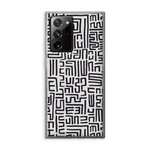 Moroccan Print: Samsung Galaxy Note 20 Ultra / Note 20 Ultra 5G Transparant Hoesje