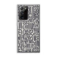 Moroccan Print: Samsung Galaxy Note 20 Ultra / Note 20 Ultra 5G Transparant Hoesje Moroccan Print: Samsung Galaxy Note 20 Ultra / Note 20 Ultra 5G Transparant Hoesje