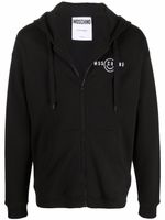 Moschino hoodie à logo imprimé - Noir