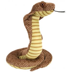 Pluche cobra knuffel slang 30 cm