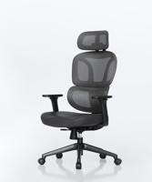 Ergonomische bureaustoel BS5, dubbele rugleuning, optie voetensteun