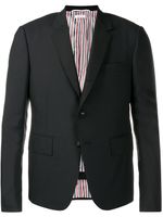 Thom Browne veste de costume à 4 bandes signature - Noir - thumbnail