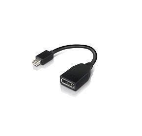 Lenovo 4X90L13971 Adapter [1x Mini-DisplayPort stekker - 1x DisplayPort bus] Zwart