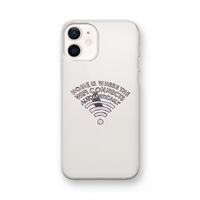Home Is Where The Wifi Is: iPhone 12 mini Transparant Hoesje
