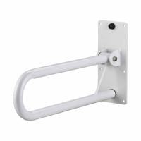 Toiletbeugel opklapbaar 56 cm, Wit (Buitenkansje)