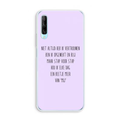Zelfvertrouwen: Huawei P Smart Pro Transparant Hoesje