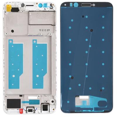 Front behuizing LCD-frame bezel voor Huawei Honor Play 7C (wit)