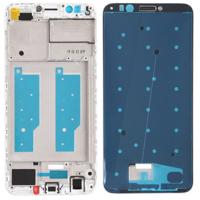 Front behuizing LCD-frame bezel voor Huawei Honor Play 7C (wit)