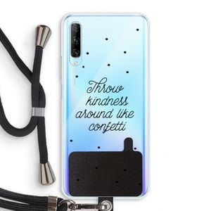 Confetti: Huawei P Smart Pro Transparant Hoesje met koord
