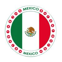 Mexico thema bierviltjes 75 stuks   - - thumbnail