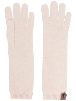 Brunello Cucinelli gants légers en cachemire - Tons neutres