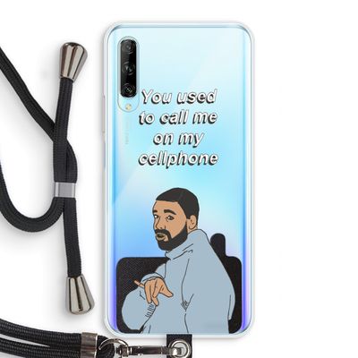 Hotline bling: Huawei P Smart Pro Transparant Hoesje met koord