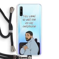 Hotline bling: Huawei P Smart Pro Transparant Hoesje met koord