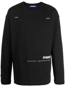 Spoonyard t-shirt Snow Mountain en coton - Noir