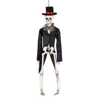 Boland Bruidegom pop - 41 cm - kunststof - horror - skelet - halloween deco