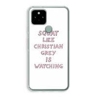 Christian Grey: Google Pixel 5 Transparant Hoesje